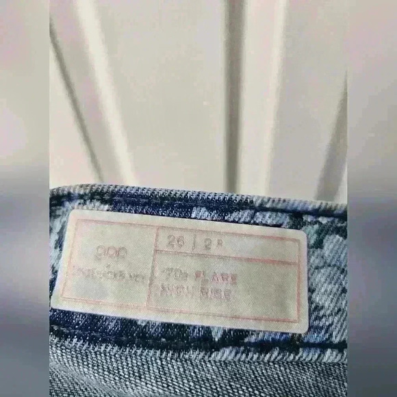 NWT Gap × LoveShackFancy High Rise Floral ‘70s Flare Jeans - Picture 4 of 8